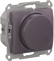 Светорегулятор поворотно-нажимной без рамки Systeme Electric Glossa 5-315Вт сиреневый туман картинка